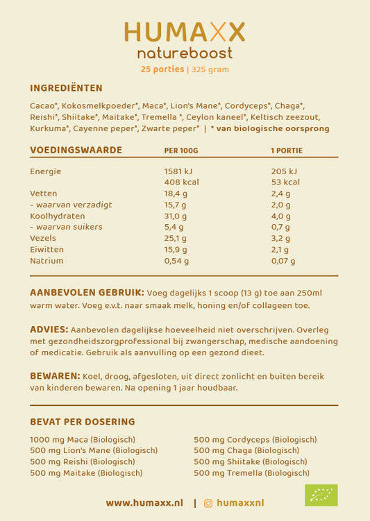 Natureboost - Paddenstoelen Koffie